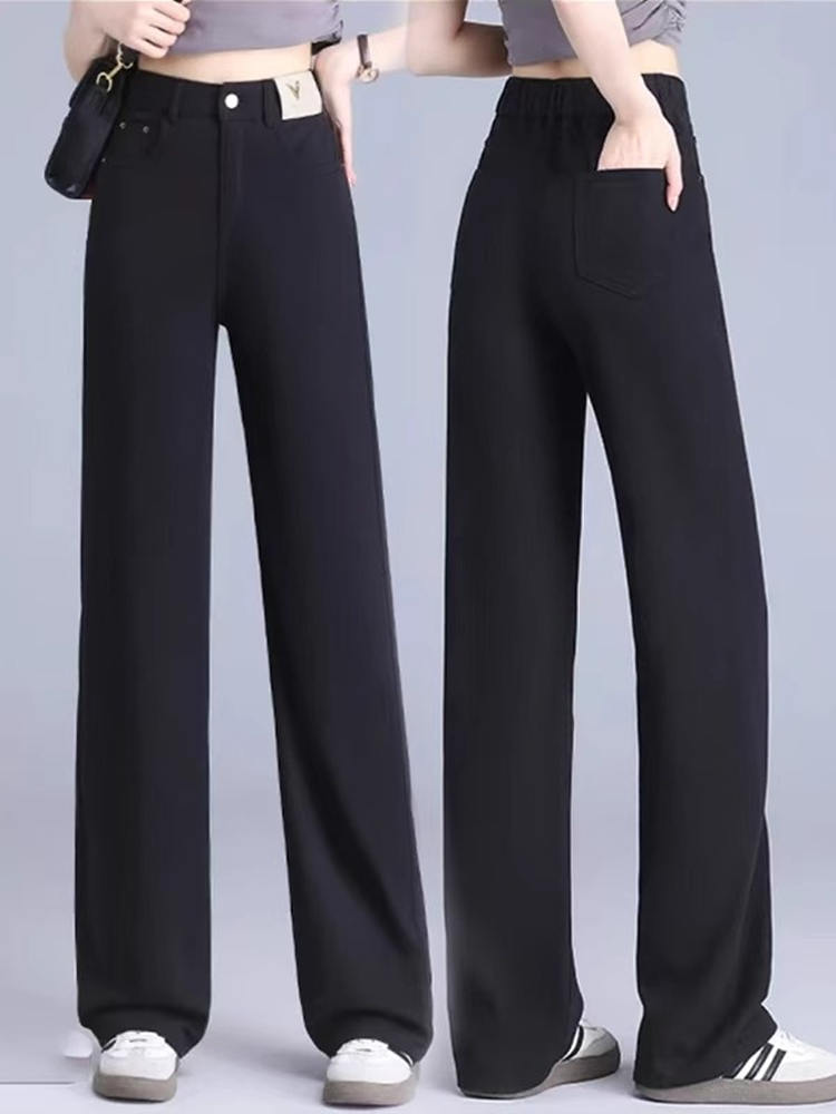 直筒顯高牛仔裤